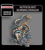 Autocolant burning dragon - abd2753