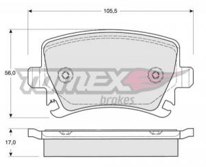 Placute frana set Vw - Caddy 3 04- Vw - Eos - PFS65735