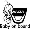 Stickere auto Bebe Dacia En