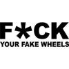 Stickere auto ... fake wheels