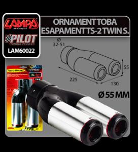 Ornament toba esapament TS-2 Twin Sport - OTE2603