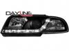 Faruri tuning dayline audi a4 b5 99-01 negru -