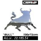 Ornament 3D (aluminiu) "BULL" - 2218554