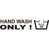 Stickere auto hand wash only