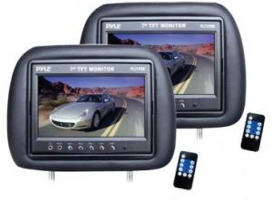 Pachet format din doua tetiere cu monitor auto LCD incorporat Pyle PL71PHB - PFD17267