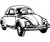 Stickere auto vw beetle