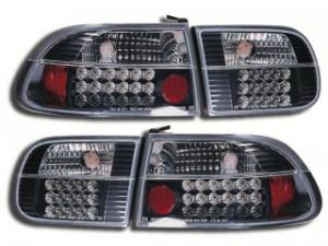 Set stopuri cu LED Honda Civic 3-trg Typ EG4/EG8 an fab. 96-00 negru fk - SSC44077