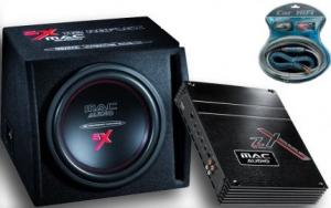 Subwoofer Mac Audio SX 112 Reflex + amplificator Mac Audio ZX 2000 Black Edition si Alfatec V101 - SMA1310