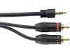 Cablu semnal RCA stereo Interconect Jack / 2RCA - Switch Plug 5m - CSRC4120