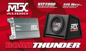 Pachet de bass (Subwoofer+Difuzor) auto MTX Road Thunder Bass Pack RTP2000 - PDB16531