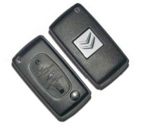 Carcasa cheie 3 butoane, baterie pe placa electronica Citroen 307, cod Crcs377 - CC382641