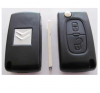 Carcasa cheie 2 butoane, baterie pe placa electronica, cip ID46, 433 Mhz, cod Crcs380 - CC282644