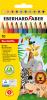 Creioane colorate plastic 10 culori jumbo eberhard