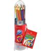 Set cadou Racheta 15 creioane Grip si Ascutitoare Faber-Castell