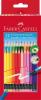Creioane colorate 24 culori cu guma Eco Faber-Castell