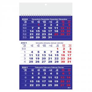 Calendar triptic de perete