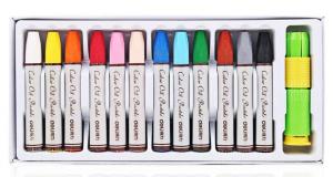 Creioane ulei pastel 12 culori Deli 72050
