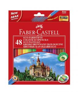 Creioane colorate 48 culori Eco Faber-Castell