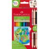 Creioane colorate 12 culori triunghiulare children of the world