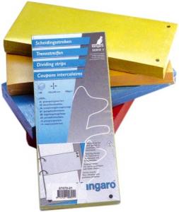 Separatoare carton biblioraft, 180 g/mp, 100/set, KANGARO