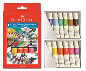 Tempera 12 culori Faber-Castell
