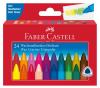 Creioane cerate triunghiulare 24 culori faber-castell
