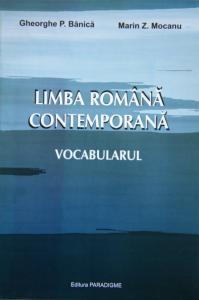 Limba romana contemporana. vocabularul