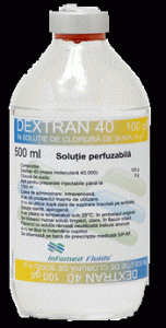 DEXTRAN 40 in solutie de clorura de sodiu