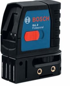 Nivela  laser Bosch cu linii GLL 2, 10 m + CEAS DE MANA