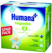 Lapte praf Humana 2 Prebiotic 1000g