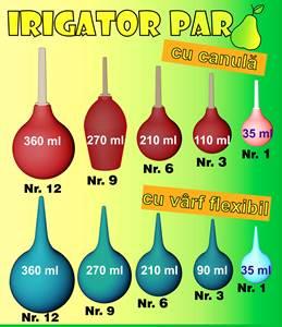 Irigator cauciuc - para Nr 1 - 35 ml - cu varf flexibil