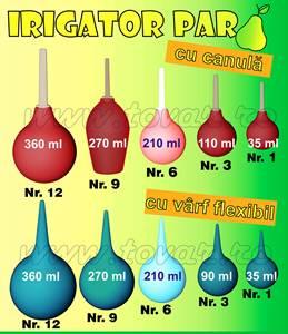 Irigator cauciuc -tip para cu canula Nr. 6 - 210 ml