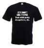 Tricou negru, imprimat guns