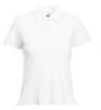 Tricou polo dama, Fruit of the Loom Lady-Fit, alb