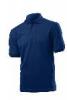 Tricou beefy polo, hanes, bleumarin