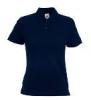 Tricou polo dama, Fruit of the Loom Lady-Fit, bleumarin