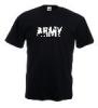 Tricou negru imprimat Army 1