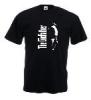 Tricou negru imprimat the godfather 2