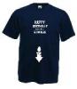 Tricou navy imprimat blow here