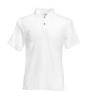 Tricou alb Fruit Of the Loom Original Polo