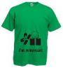 Tricou verde deschis imprimat i'm pregnant