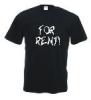 Tricou negru imprimat for rent