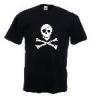 Tricou negru imprimat pirate new