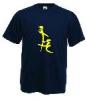 Tricou navy, imprimat the sign