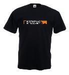 Tricou negru, imprimat National Pornographic