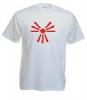 Tricou alb imprimat japonia