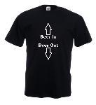 Tricou negru imprimat Bere 5