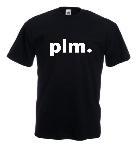 Tricou negru, imprimat PLM