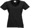 Tricou Dama Heavy Super Club T-Shirt V-neck Negru US Basic