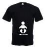 Tricou negru, pentru gravide